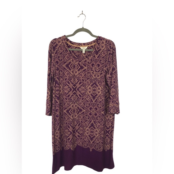 Lot of 2 Soma House Dresses Shifts Loose Fit Pull On Soft Comfy - Picture 7 of 14